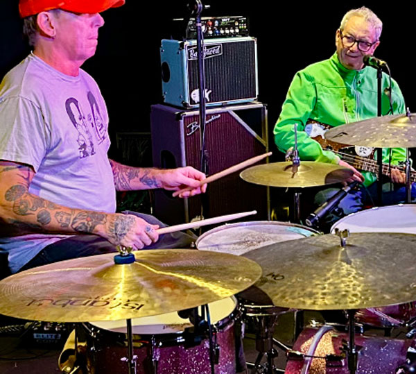johnny herndon (l) + mike watt (r) at 'the wayfarer' on sep 18, 2026 by mike baggetta