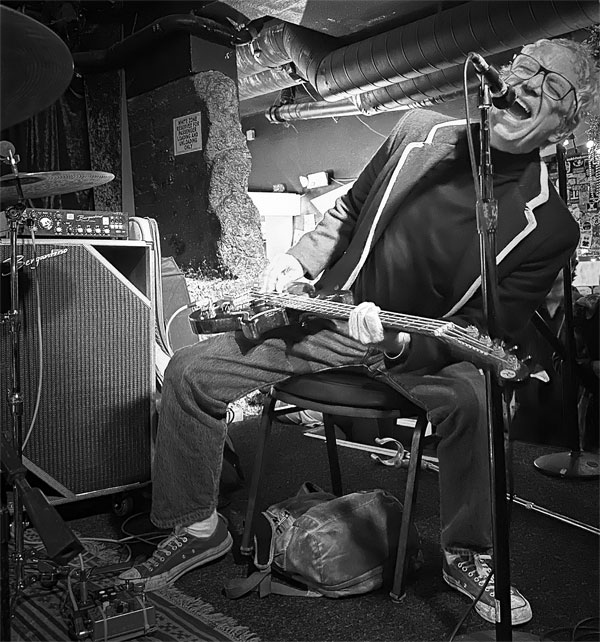 mike watt at 'bottom of the hill' in san francisco, ca on may 2, 2025 - photo by masanori christianson
