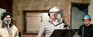 mike baggetta, mike watt + steve hodges (l to r) at 'big ego' studios in long beach, ca on december 18, 2019 mike baggetta, mike watt + steve hodges (l to r) at 'big ego' studios in long beach, ca on december 18, 2019