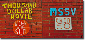 thousand dollar movie + mssv split 7 inch cover art