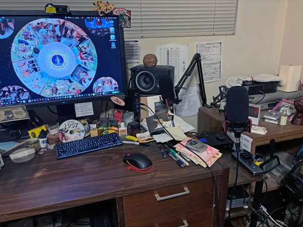 shot of watt's mac mini 'puter setup on november 17, 2025 shot of watt's mac mini 'puter setup on november 17, 2025